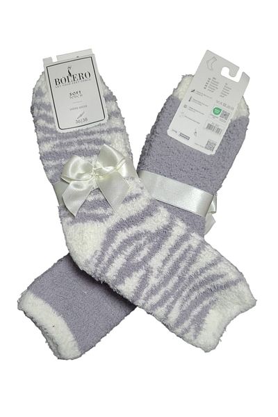 Bolero Socks 2 Pairs Women's Fluffy Soft Winter Socks, Home Socks, Personality Socks, Soft Socks Size 36-41