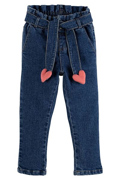 İdilbaby&Mamino MAMINO GIRL'S TRACQUERED JEANS PANT 16934