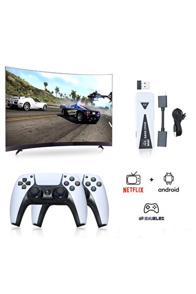 Retro Atari Nostalji Retro Atari Oyun Konsolu 4K 3000+ Games TV Oyun Çubuğu