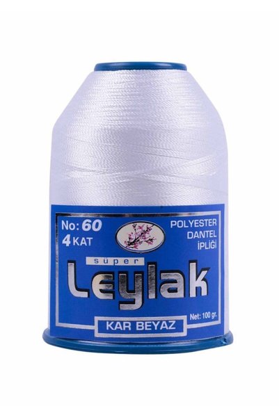 Generic Brand حبل دانتيل وتطريز سنو وايت - 60 رقم 100 غرام