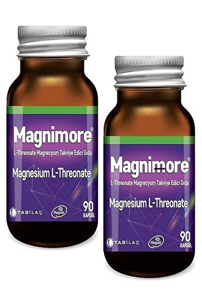 Tab İlaç MagnimoreMagnesiumL-threonate - 90 Capsules