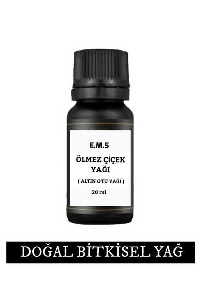 E.M.S AVM ALTIN OTU YAĞI 20 ML (ÖLMEZ ÇİÇEK YAĞI) YAŞLANMA KARŞITI CİLT BAKIM YAĞI.