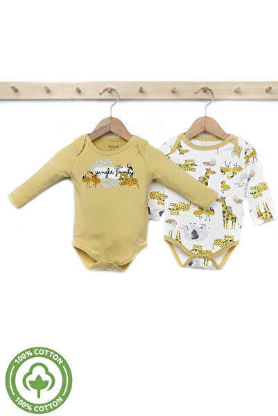 Rise Raba Baby 100% Cotton Long Sleeve Printed 2-Piece Baddie 3-18 Months