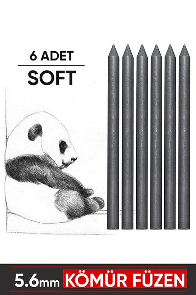 Vox Art 5.6mm Port's End 6-Piece Soft Charcoal Fuser