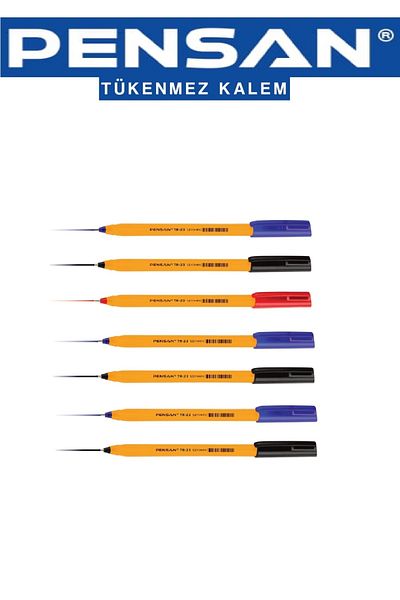 Pensan طقم قلم حبر جاف مختلط TR-23 مكون من 7 قطع