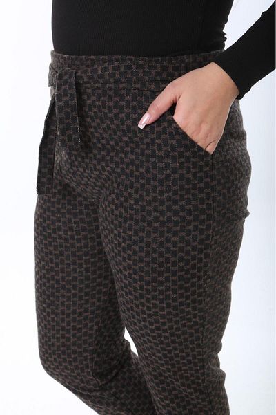 thalep Güzel1Buti̇k/ Women's Plus Size Pocketed Camisole Pants with Belt