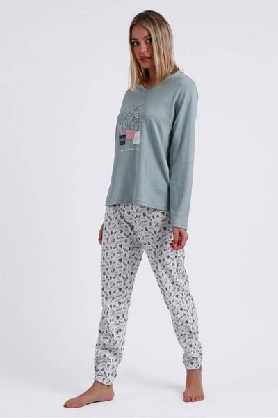 AYYILDIZ 60219 Green Pajama Set
