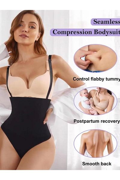 FİT WOMEN Laser Cut Strap Slimming Slip Corset