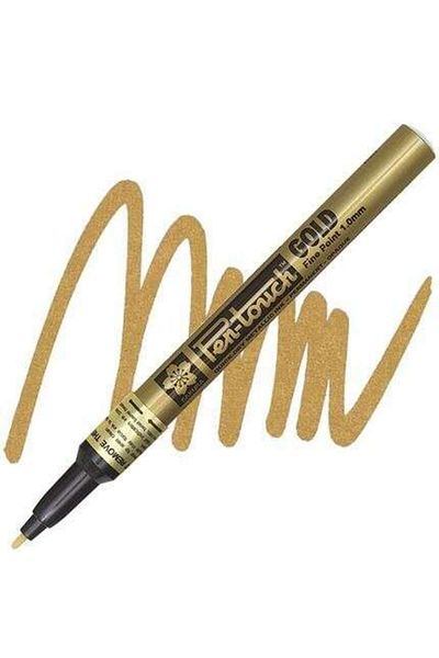 Sakura Calligrapher Pen 1mm Gold Calligrapher