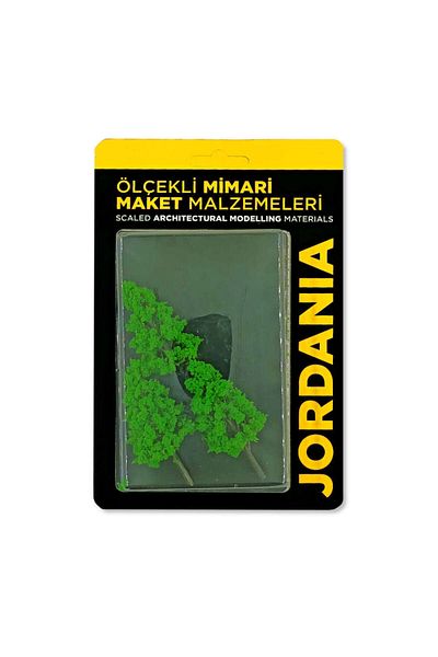 Jordania Model Tree Light Green 1100 Scale 8 Cm 3 Pieces Je03p-126080