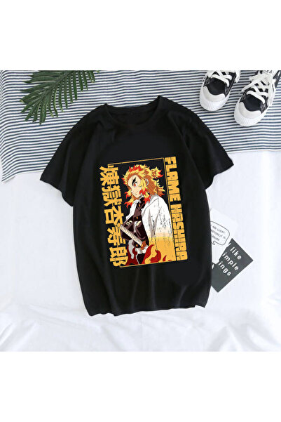 GALASHOP Japon animesi Demon Slayer T-shirt Unisex Tanjirou Kamado Kimetsu Ne...
