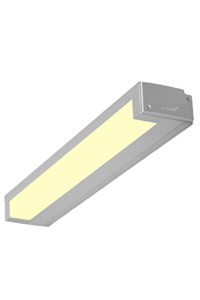 Pamir Aydınlatma LED Ayna Üstü Aplik 34cm Gri Gövde Aydınlatma Armatürü