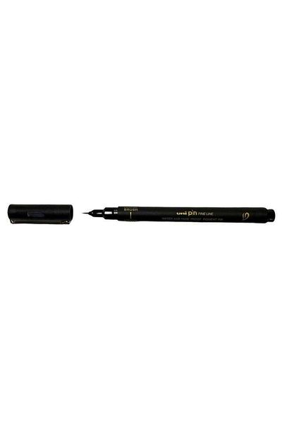Uni Drawing Brush Pen Extra Pin Black