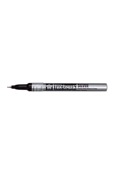 Sakura Pen Touch Extra Fine Pen 0.7 Mm Silver
