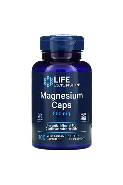 Life Extension Life Extension Magnesium Caps, 500 mg, 100 veg capsules