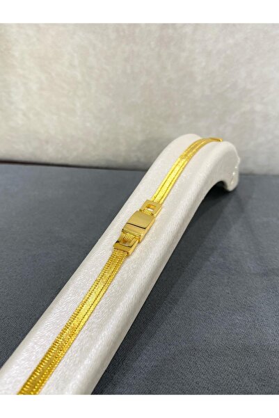 ARSLANTAŞ 1989 14 Ayar Altın 3 Sıra Trabzon Hasırı Bileklik