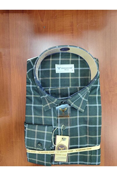 Grand Star DAYNOGLU LONG SLEEVE MEN'S SHIRT WITH POCKET COLLAR AND HIDDEN BUTTONS