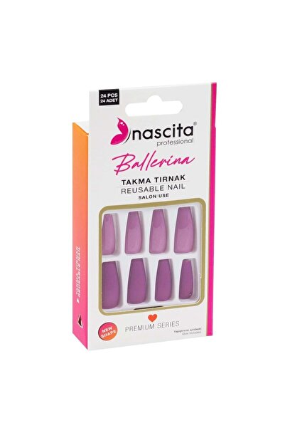 nascita 24'lü Ballerina Renkli Takma Tırnak - 157