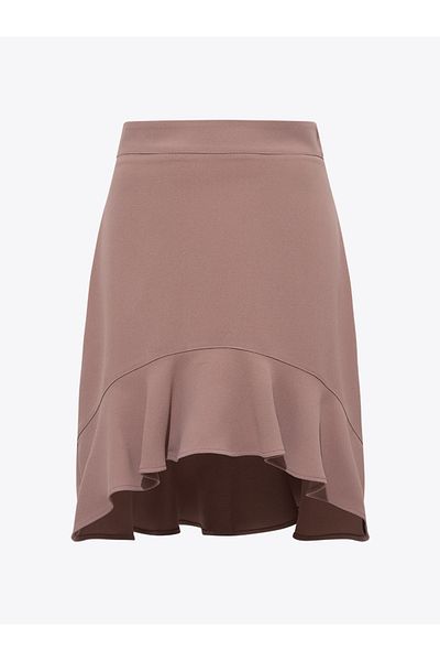 RİVUS Flounce Mini Skirt - Dried Rose