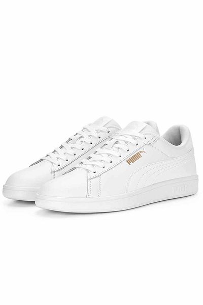 Puma Ανδρικά λευκά αθλητικά παπούτσια Smash 3.0 - Casual, 390987 -01-1