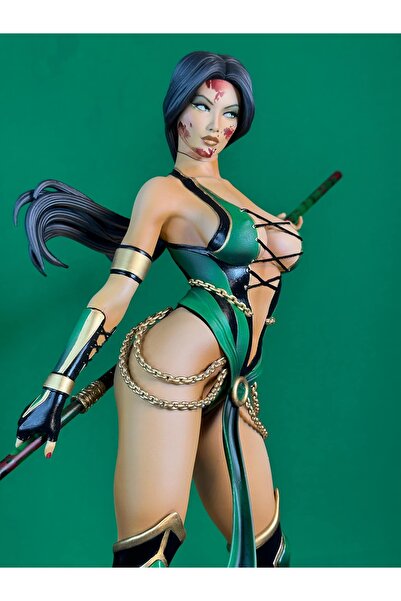 TuransoyCraft Mortal Kombat Jade Figür Mortal Kombat Jade Obje Büyük Boy 25CM