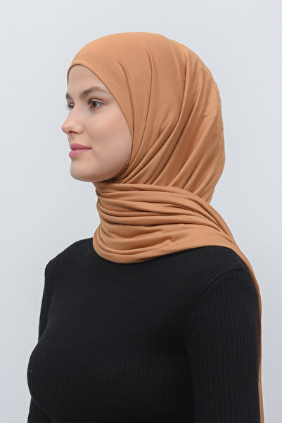 Altobeh Hijab Χτενισμένο Βαμβακερό Σάλι Απλό