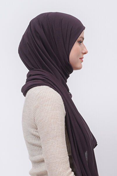 Altobeh Hijab Χτενισμένο Βαμβακερό Σάλι Απλό