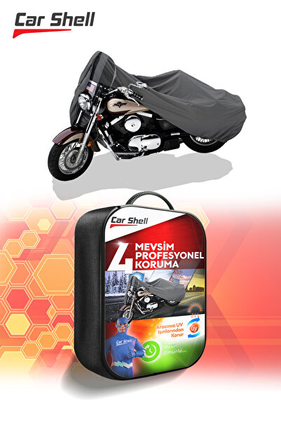 Car Shell SYM Jet X 125 Arka Çanta Uyumlu Su Geçirmez Premium Motosiklet Brandası