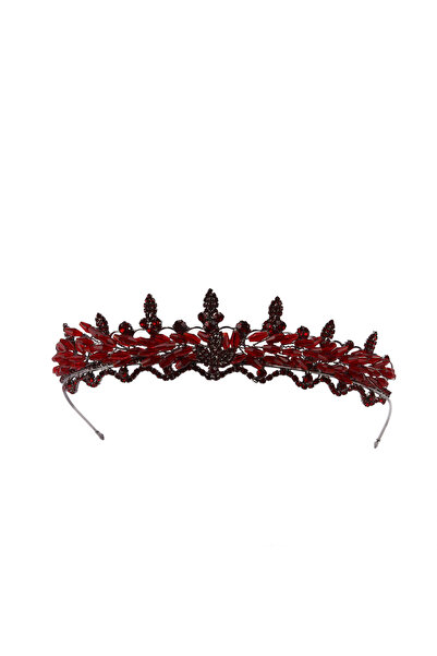 Hayalperest boncuk Crystal Glass Beaded Bridal Henna Crown for Women Wedding ...