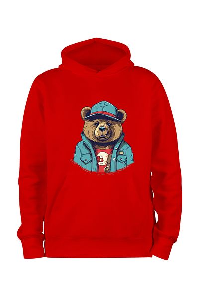 ADA BEBEK ÇOCUK Φούτερ με κουκούλα σε στυλ Unisex Bear