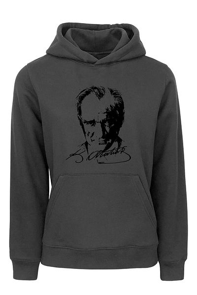 ADA BEBEK ÇOCUK Φούτερ με κουκούλα με στάμπα Ataturk Unisex