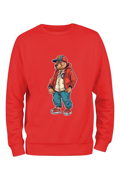 ADA BEBEK ÇOCUK Φούτερ Unisex Bear με τζάκετ