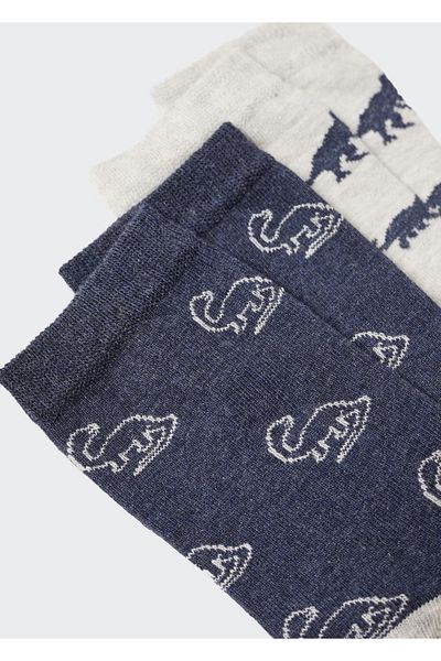 MANGO Kids Set de pijamale portocalii pentru copii