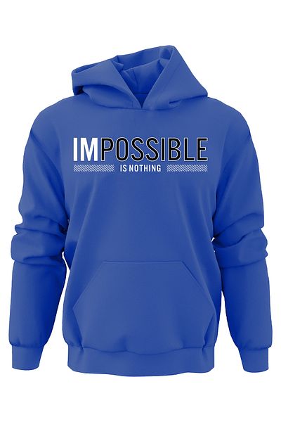 ADA BEBEK ÇOCUK Φούτερ με κουκούλα Unisex Impossible Is Nothing