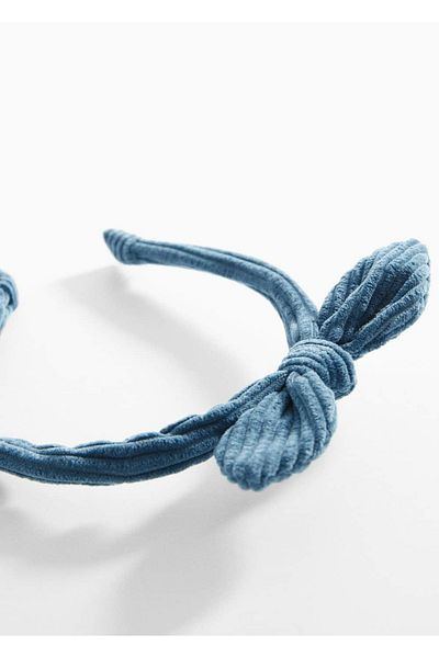 MANGO Kids Gewebtes Haarband mit Schleife