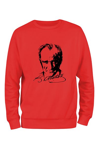 ADA BEBEK ÇOCUK Унисекс суичър с щампа Ataturk