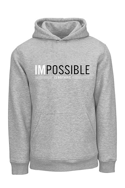 ADA BEBEK ÇOCUK Φούτερ με κουκούλα Unisex Impossible Is Nothing