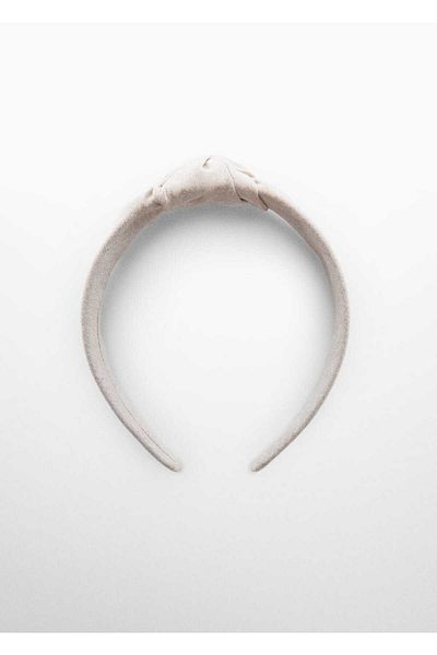 MANGO Kids Haarband aus Leinen mit Knotendetail
