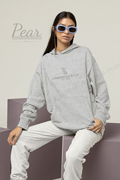 Pear Wear Hanorac oversize pentru femei cu imprimeu Cinderella