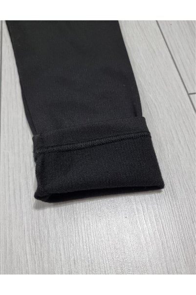 ixoskids club Girl's Winter Raised Fabric Black Tights Minah-06080001