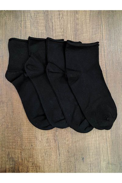 Leement socks Мъжки 4 чифта нееластични чорапи безшевни памучни половин крак