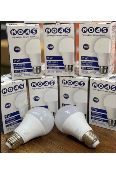 Noas 10 ADET 9 WATT NOAS LED AMPÜL