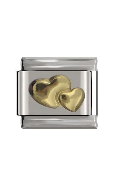 RoseCo00 Steel Unisex Italian Bracelet Charm