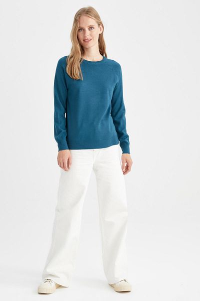 DeFacto Relaxed Cut Crew Neck kötöttáru pulóver - I6913az22wn