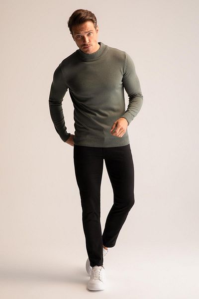 DeFacto Slim Fit Half Turtleneck Knitwear Sweater