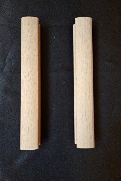 Konur Store 2 Adet Gürgen (KAYIN AĞACI) Ham 160 Mm Mobilya Boy Kulp