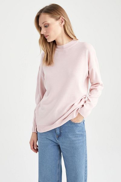 DeFacto Regular Fit Half Turtleneck Tunic