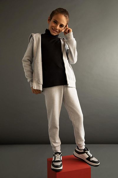 DeFacto Boy's Textured Jogger Tracksuit Bottom