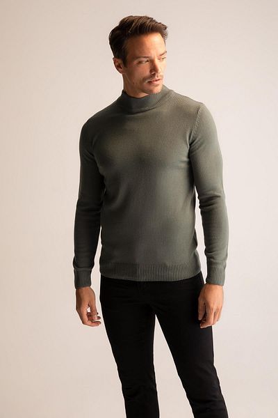 DeFacto Slim Fit Half Turtleneck Knitwear Sweater