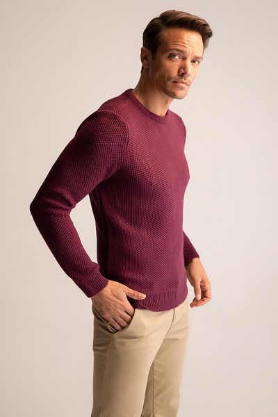 DeFacto Πουλόβερ Slim Fit Crew Neck X5157az22wn